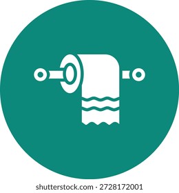 Ilustração de design de ícone de vetor de papel higiênico