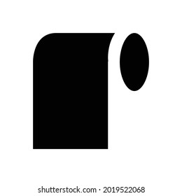 Toilet paper vector icon  isolated on white background