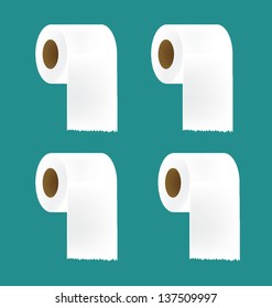 Toilet paper vector illustration