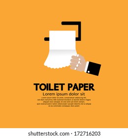 Toilet Paper Vector Illustration