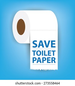 Toilet paper vector illustration
