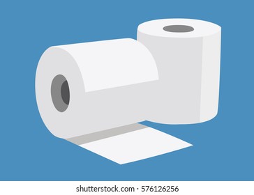 Toilet paper vector illustration isolated