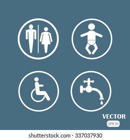 toilet pictograms