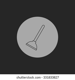 Toilet Plunger Icon Stock Vector Royalty Free