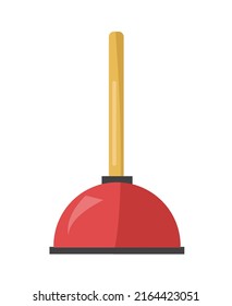 Toilet Plunger Vector Isolated Illustration Stock Vector Royalty Free Shutterstock