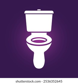 Toilet pot trendy artwork attractive abstract vector illustration colorful applicable design.eps