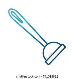 Toilet pump isolated