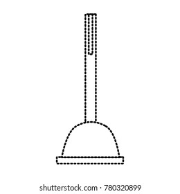 Toilet pump isolated