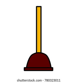 Toilet pump isolated