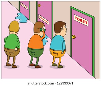 Toilet Queuing