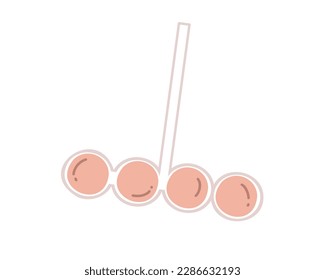 Toilet refreshing toilet balls, vector illustration