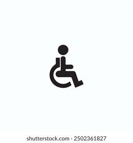 toilet restroom sign for man, woman and disabled people