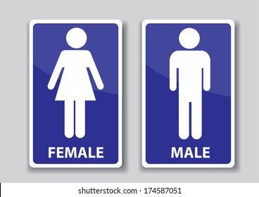 toilet or restroom signs illustrations vector images