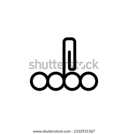 Toilet Rim Block icon, vector flat illustration on white background..eps