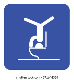 Toilet rules stickers set