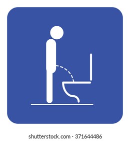 Toilet rules stickers set
