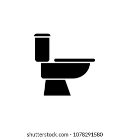 toilet sanitary lavatory icon vector template