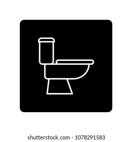 toilet sanitary lavatory icon vector template