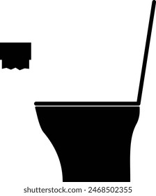 WC-Seite Bild, Icon, Vektorgrafik