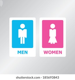 Toilet sign