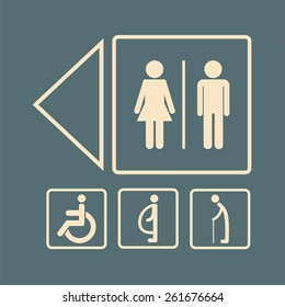 toilet sign