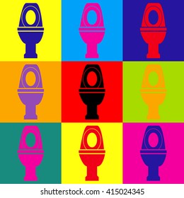 Toilet sign