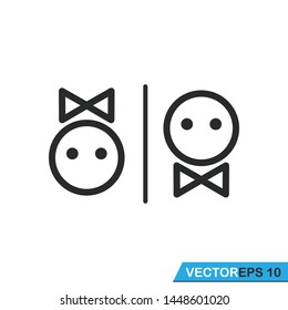 toilet  sign icon vector design illustration