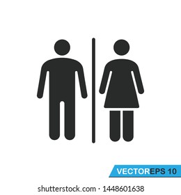 toilet  sign icon vector design illustration