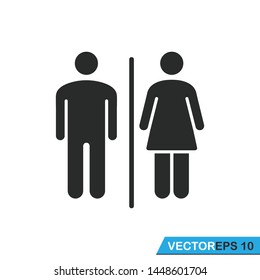 toilet  sign icon vector design illustration