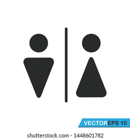 toilet  sign icon vector design illustration