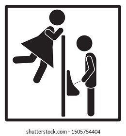 toilet sign icon vector design illustration