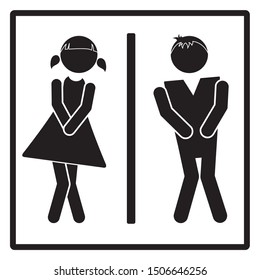 toilet sign icon vector design illustration