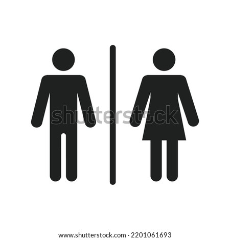 Toilet sign icon vector design illustration