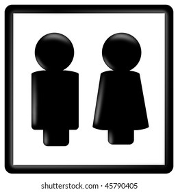 toilet sign vector