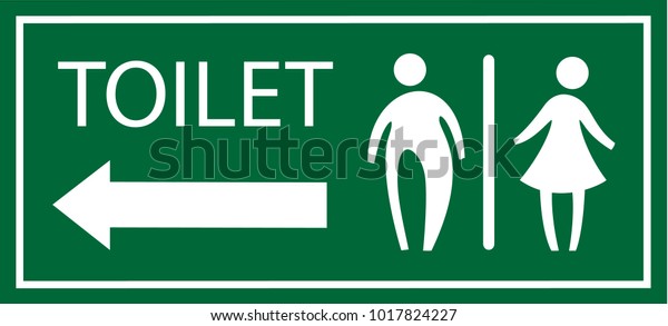 Toilet Signage Vector Stock Vector (Royalty Free) 1017824227 | Shutterstock