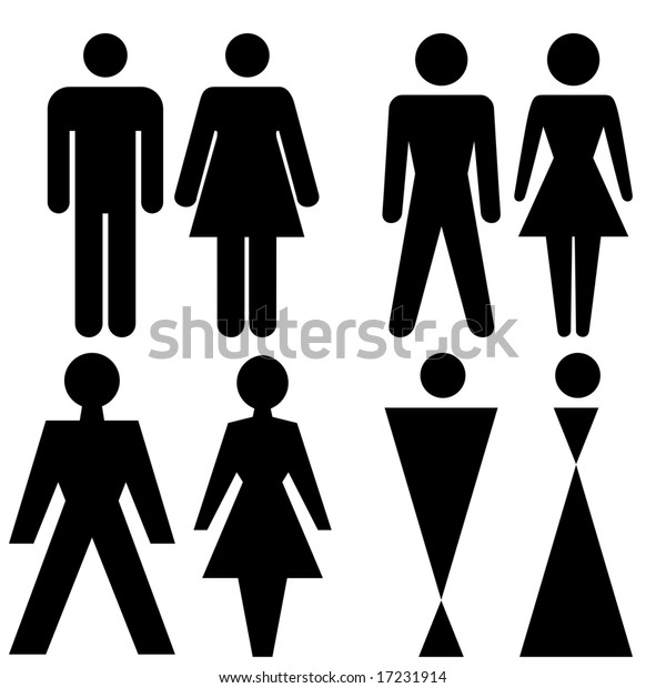 Toilet Signs Stock Vector (Royalty Free) 17231914