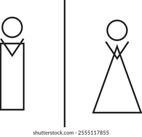 Toilet Signs Washroom Gents Ladies Water Closet