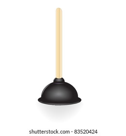 toilet or sink plunger