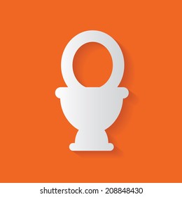 Toilet symbol,clean vector