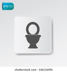 Toilet symbol,vector