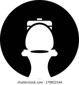 Toilet symbol,vector