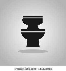Toilet symbol,vector