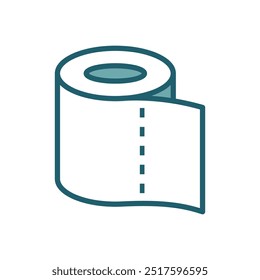 toilet tissue icon vector design template simple and clean