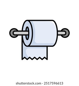 toilet tissue icon vector design template simple and clean
