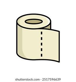 toilet tissue icon vector design template simple and clean