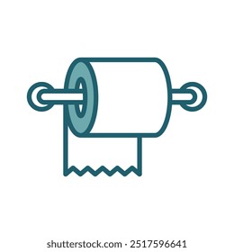 vetor ícone de tecido de banheiro modelo de design simples e limpo