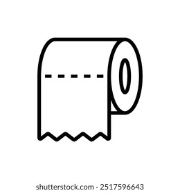 toilet tissue icon vector design template simple and clean
