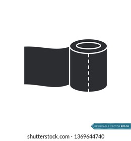 Toilet Tissue Icon Vector Template Illustration Design