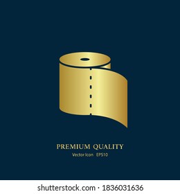 Toilet tissue paper roll. Vector illustration EPS 10.