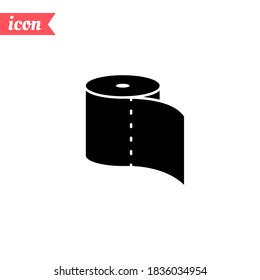 Toilet tissue paper roll. Vector illustration EPS 10.